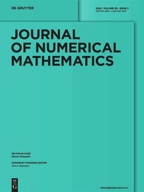 applied math journal ranking